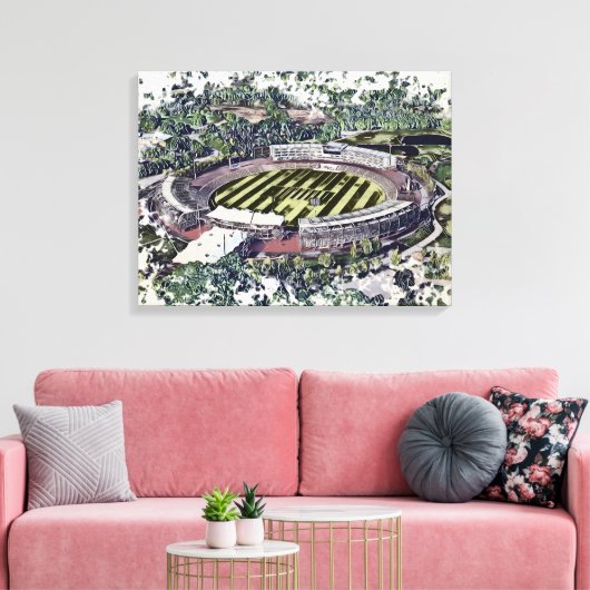 Rose Bowl Southampton Cricket Ground Artistic Canvas Afdruk (Insitu (Woonkamer))