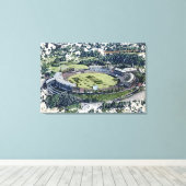 Rose Bowl Southampton Cricket Ground Artistic Canvas Afdruk (Insitu (Houten vloer))