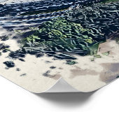 Rose Bowl Southampton Cricket Ground Artistic Poster (Hoek)