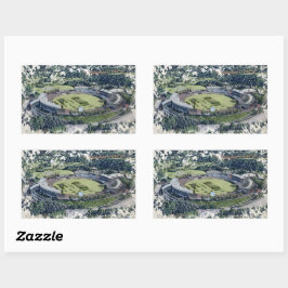 Rose Bowl Southampton Cricket Ground Artistic Rechthoekige Sticker