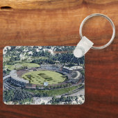 Rose Bowl Southampton Cricket Ground Artistic Sleutelhanger (Voorkant)