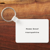 Rose Bowl Southampton Cricket Ground Artistic Sleutelhanger (Achterkant)