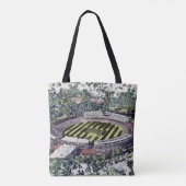 Rose Bowl Southampton Cricket Ground Artistic Tote Bag (Achterkant)