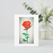Rose Briefkaart (Staand voorkant)