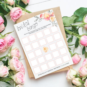 Rosé Bruidsbingokaart Kaart