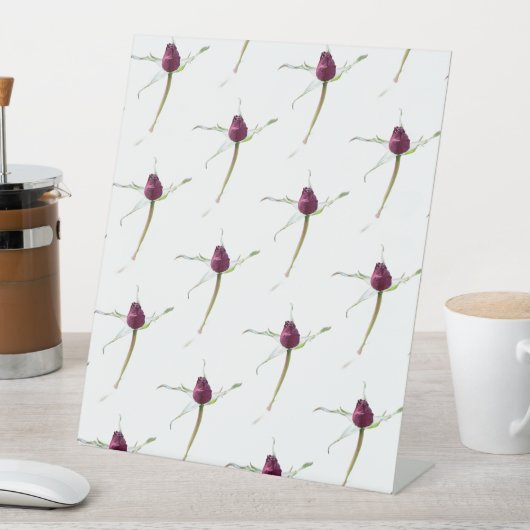Rose Buds,  Reclamebord Met Voetstuk (Insitu)