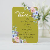 Rose bunch  kaart (Staand voorkant)