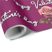 Rose  cadeaupapier (Rol Hoek)