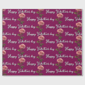 Rose  cadeaupapier (Vlak)