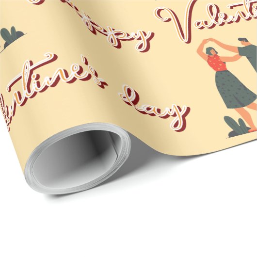 Rose cadeaupapier (Rol Hoek)