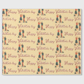 Rose cadeaupapier (Vlak)