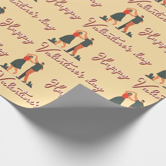 Rose  cadeaupapier (Hoek)