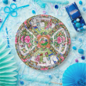 Rose Canton  Papieren Bordje (Feest)