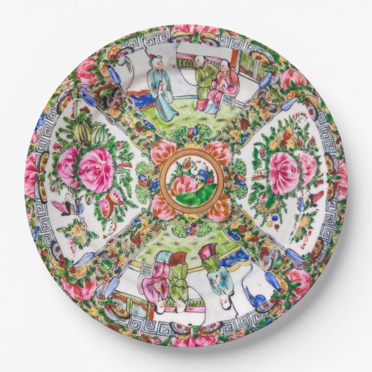 Rose Canton  Papieren Bordje (Voorkant)