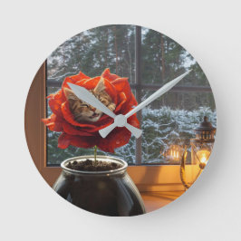 Rose Cat Dream  Ronde Klok