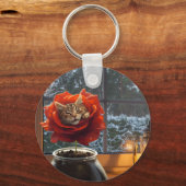 Rose Cat Dream  Sleutelhanger (Achterkant)