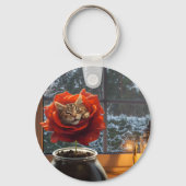 Rose Cat Dream  Sleutelhanger (Achterkant)