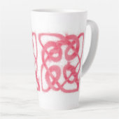 ROSE CELTISCHE KNOOP Hoge Latte Mok (Rechterhoek)