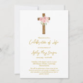 Rose Cross Celebration of Life Funeral Kaart (Voorkant)
