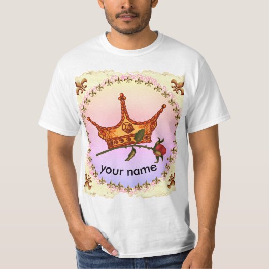 Rose Crown custom T-shirt (Voorkant)