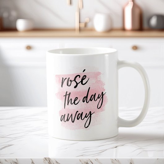 Rosé de Dag Away Quote Koffiemok