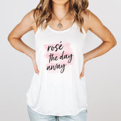 Rosé de dag weg tanktop