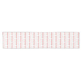 Rosé de dag weg van roze rozen glazen wijn korte tafelloper (Horizontaal)