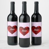 Rosé Dranklabelset Wijn Etiket (Flessen)