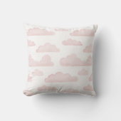 Rose Dreamtime Watercolor Clouds Worpillow Kussen (Voorkant)