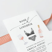 Rosé en Lingerie Vrijgezellenfeest Kaart