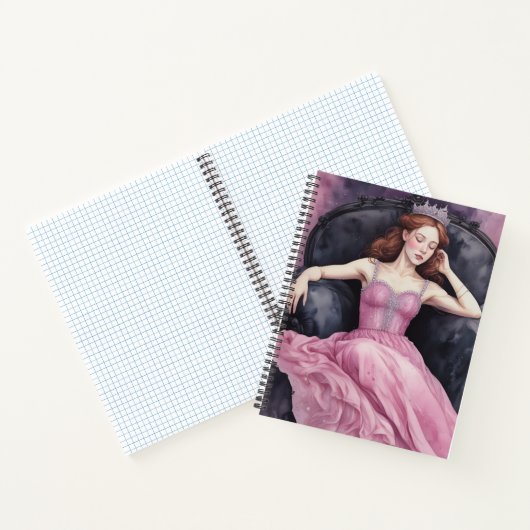 Rose Endormie Notitieboek (Binnen)