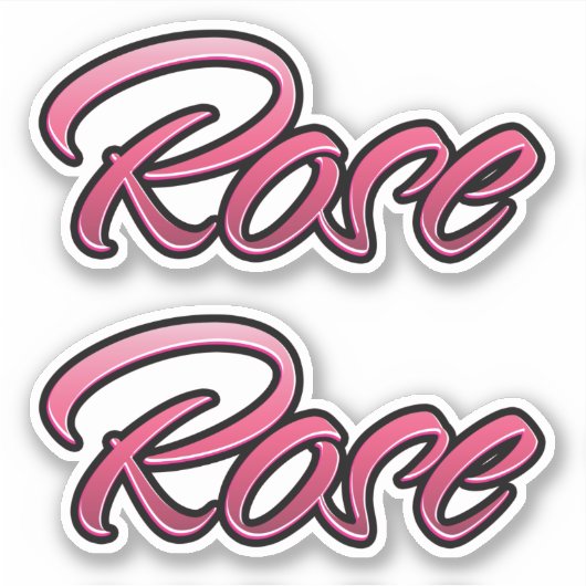 Rose faded pink Aufkleber Sticker Stickerset (Voorkant)