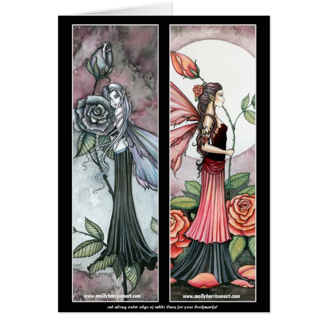 Rose Fairy Boekleggerkaart door Molly Harrison (Voorkant)