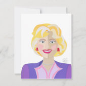 Rose Flat Thank You Card Bedankkaart (Voorkant)