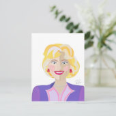 Rose Flat Thank You Card Bedankkaart (Staand voorkant)