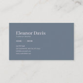 Rose Floral and Crescent Moon Mountain Valley Visitekaartje (Achterkant)