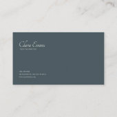 Rose Floral and Crescent Moon Night Sky Valley Visitekaartje (Achterkant)