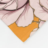 Rose Floral Fleece Blanket  Deken (Hoek)