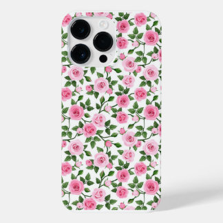 Rose Flower Motif iPhone 14 Pro Max Hoesje
