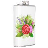 Rose Flowers Illustration Heupfles (Rechts)