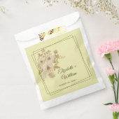 Rose Frame – Celestial Yellow Wedding Bedankzakje (Gezegeld)