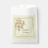 Rose Frame – Celestial Yellow Wedding Bedankzakje (Voorkant)