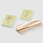 Rose Frame – Celestial Yellow Wedding Handwaaier (Niet-gemonteerd)