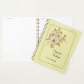 Rose Frame – Hemels Geel Bruiloft Planner (Display)