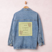 Rose Frame – Monogram Hemels Geel Bruiloft Denim Jacket (Hangar)