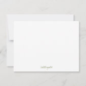 Rose friendship notecard - hand-drawn artwork. kaart (Achterkant)