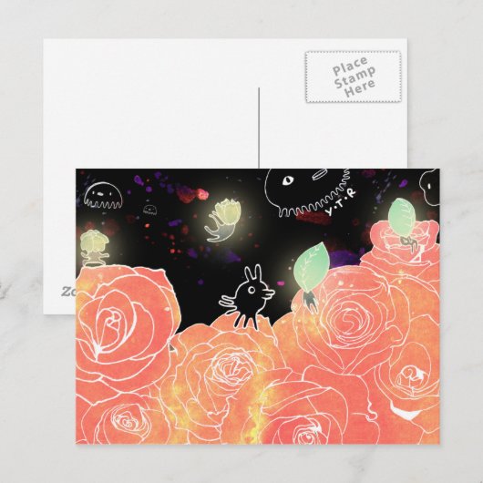 Rose Garden 2014 Briefkaart (Voorkant / Achterkant)