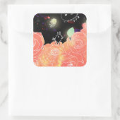 Rose Garden 2014 Vierkante Sticker (Tas)