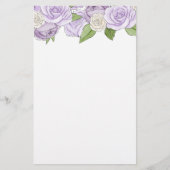 Rosé Garden | Blanco Vrijgezellenfeest spelblad Flyer (Voorkant)