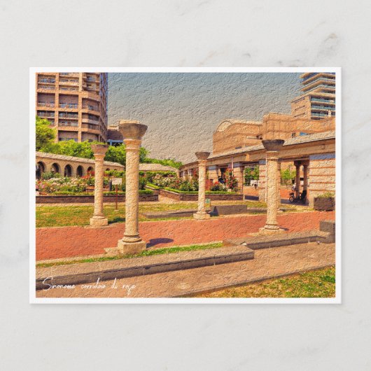 Rose Garden Briefkaart (Voorkant)